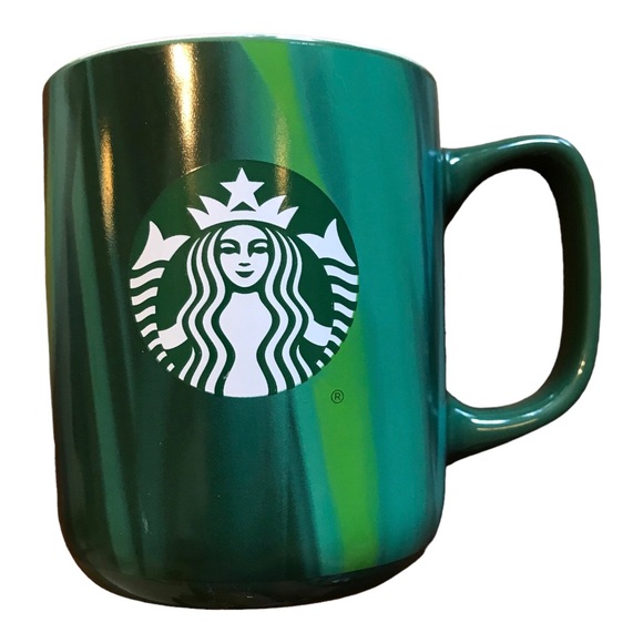 Starbucks Logo Green Stripe Coffee Mug - Picture 4 of 6